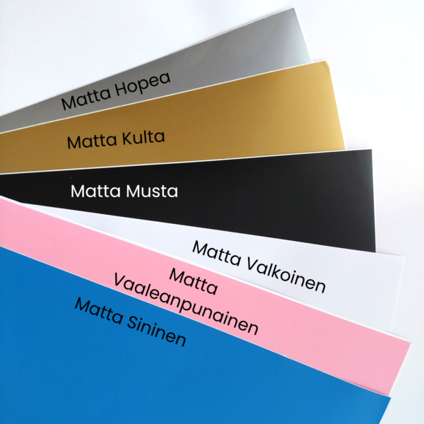 Vinyylitarra omalla tekstillä, matta - Image 2